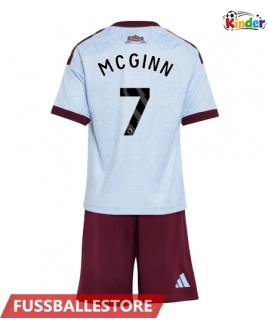 Günstige Aston Villa John McGinn #7 3rd trikot Kinder 2026-27 Kurzarm (+ Kurze Hosen)